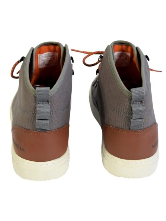 Merrell J71389 Mens 10.5 NWOB Castlerock Gray Canvas Sneaker Chukka Hiking Boots main image 6